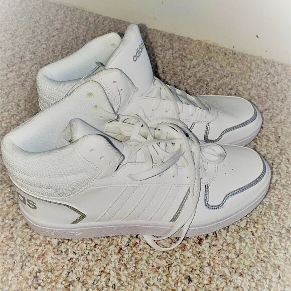 Adidas neo Hoops 20 Mid Men's Basketball Shoes White US Size 10 - Picture 2 of 9